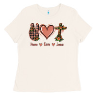 Bone Peace Love Jesus Ladies Tee - Jasminsmagicworld