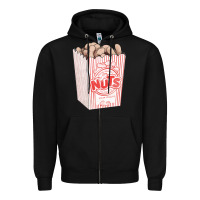 Black Peanuts Zipper Hoodie - FaDigitalArtStudio