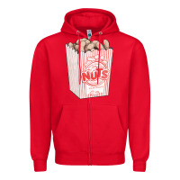 Red Peanuts Zipper Hoodie - FaDigitalArtStudio