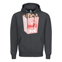 Smoke Peanuts Zipper Hoodie - FaDigitalArtStudio