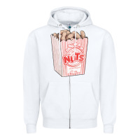 White Peanuts Zipper Hoodie - FaDigitalArtStudio