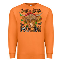 Carrot Just a Little Moody Premium Sweatshirt - CowhideDigitalArt