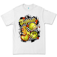 White vintage softball Premium Tee - MaliasSmallBusiness