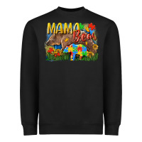 Black Mama bear Autism Heavyweight Sweatshirt - CowGirlArtShop