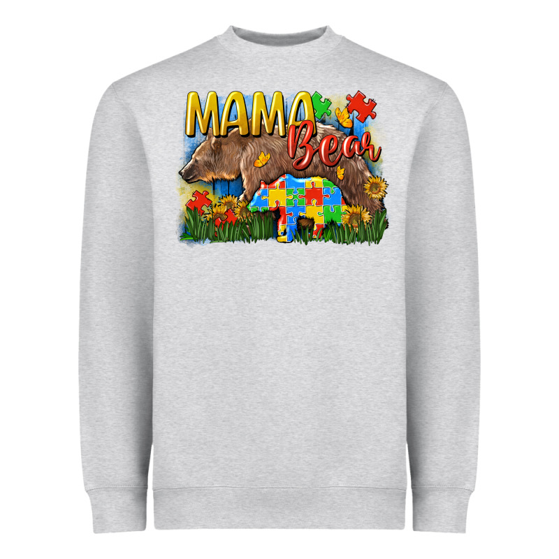 Mama Bear Autism Heavyweight Sweatshirt by CowGirlArtShop | Teevron