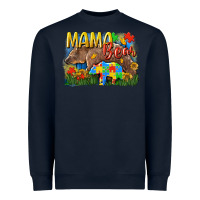 Navy Mama bear Autism Heavyweight Sweatshirt - CowGirlArtShop