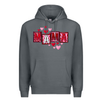 Rock Mother's Day mama hearts Premium Hoodie - FaDigitalArtStudio