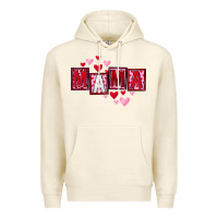 Sandshell Mother's Day mama hearts Premium Hoodie - FaDigitalArtStudio
