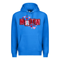 True Royal Mother's Day mama hearts Premium Hoodie - FaDigitalArtStudio