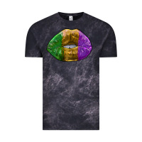Cloud Black mardi gras kiss Vintage Tee - RanaPortraitStore
