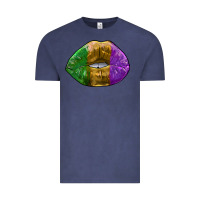 Vintage Denim mardi gras kiss Vintage Tee - RanaPortraitStore