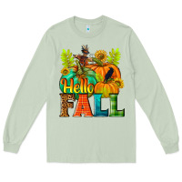 Matcha Hello Fall Long Sleeve Tee - NancyCooperArtShop