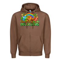Chestnut magically delicious St. Patricks Day Zipper Hoodie - FaDigitalArtStudio