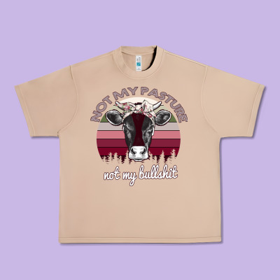Not My Pasture Not My Bullshit Urban Heavy Tee Designed By Bettercallsaul