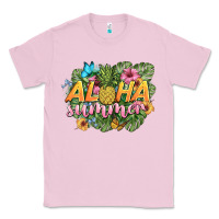 Bubblegum Pink aloha summer Classic Tee - BarkalooDesign