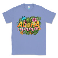 Colony Blue aloha summer Classic Tee - BarkalooDesign