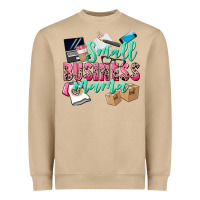 Mushroom Small Business Mama Heavyweight Sweatshirt - CowGirlArtShop