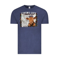 Vintage Denim Between Jesus Take The Wheel I Wish A Heifer Would Vintage Tee - Bettercallsaul