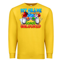 Lemon 1st Grade Level Unlocked Premium Sweatshirt - CowhideDigitalArt