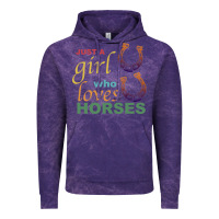 Cloud Purple Just a Girl Who Loves Horses Vintage Hoodie - Bettercallsaul
