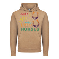 Vintage Coffee Just a Girl Who Loves Horses Vintage Hoodie - Bettercallsaul