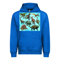 Cobalt dinosaurs tumbler Urban Hoodie - Artiststas