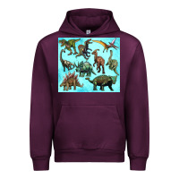 Mauve Wine dinosaurs tumbler Urban Hoodie - Artiststas
