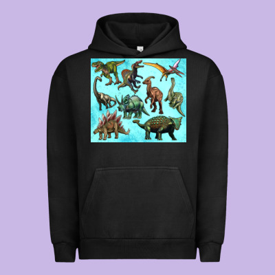 Dinosaurs Tumbler Urban Hoodie Designed By Artiststas