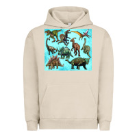 Pigment French Oak dinosaurs tumbler Urban Hoodie - Artiststas