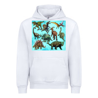 White dinosaurs tumbler Urban Hoodie - Artiststas