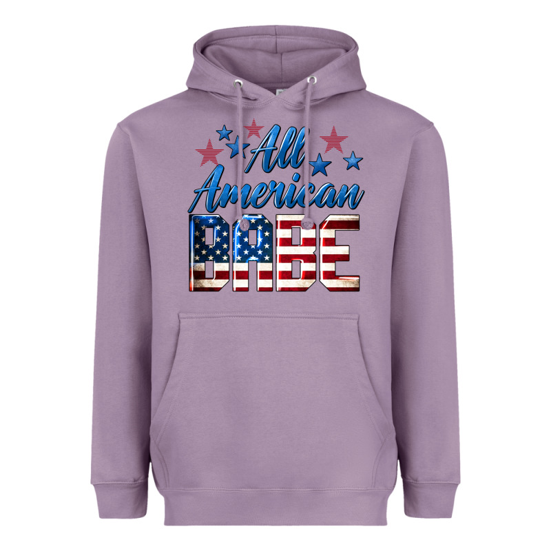 All American Babe Heavyweight Hoodie by LillyAllenDesigns | Teevron