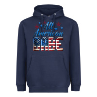 Navy All American Babe Heavyweight Hoodie - LillyAllenDesigns