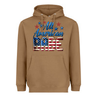 Toasted Coconut All American Babe Heavyweight Hoodie - LillyAllenDesigns