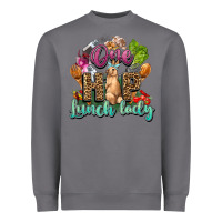 Storm One hip lunch lady Easter Day Heavyweight Sweatshirt - HowdyJamesFarm