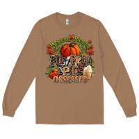 Toasted Coconut Stressed blessed pumpkin spice obsessed Fall Long Sleeve Tee - NancyCooperArtShop