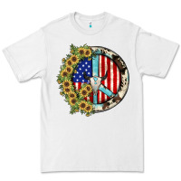 White Peace sign Premium Tee - JahusDesignShop