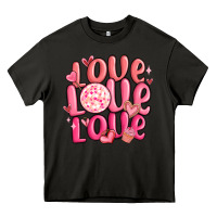 Asphalt love love love valentines day Heavy Core Tee - MaliasSmallBusiness