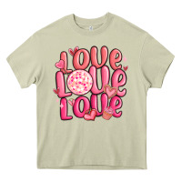 Mossy love love love valentines day Heavy Core Tee - MaliasSmallBusiness