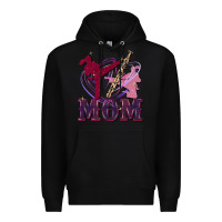 Black Taekwondo mom Mother's Day Premium Hoodie - FaDigitalArtStudio