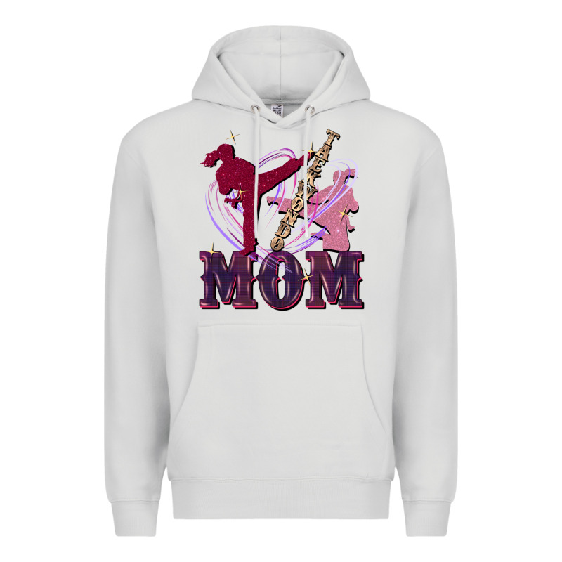 Taekwondo Mom Mother's Day Premium Hoodie by FaDigitalArtStudio | Teevron