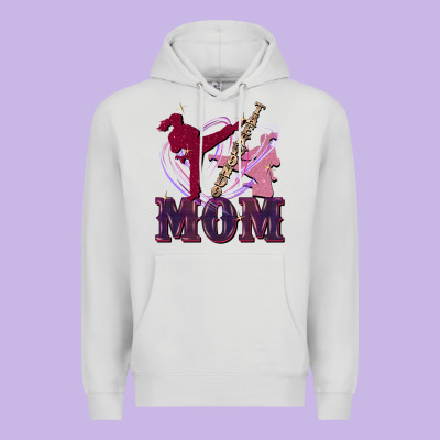Taekwondo Mom Mother's Day Premium Hoodie Designed By Fadigitalartstudio