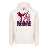Pale Pink Taekwondo mom Mother's Day Premium Hoodie - FaDigitalArtStudio