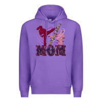 Purple Taekwondo mom Mother's Day Premium Hoodie - FaDigitalArtStudio