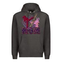 Smoke Taekwondo mom Mother's Day Premium Hoodie - FaDigitalArtStudio