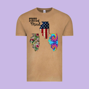 Im In A Fishing State Of Mind Illinois Vintage Tee Designed By Bettercallsaul