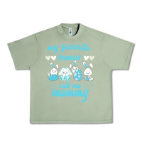 Oil Green My Favorite Bunnies Call Me Mommy Urban Heavy Tee - Bettercallsaul