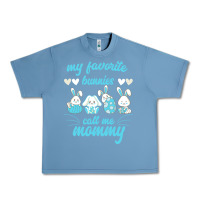 Pebble Blue My Favorite Bunnies Call Me Mommy Urban Heavy Tee - Bettercallsaul