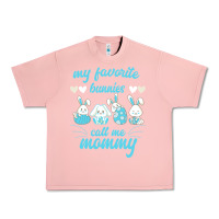 Salmon My Favorite Bunnies Call Me Mommy Urban Heavy Tee - Bettercallsaul