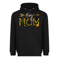 Black Boy Mom Heavyweight Hoodie - CowhideDigitalArt
