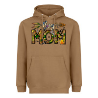 Toasted Coconut Boy Mom Heavyweight Hoodie - CowhideDigitalArt